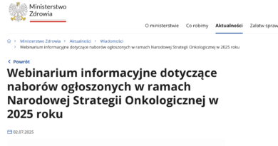 webinarium dotyczące konkursów na zakup sprzętu
